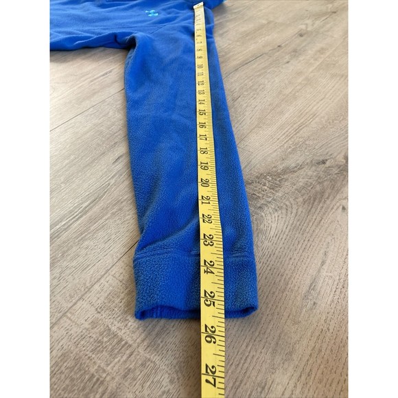 Under Armour Womens 1/4 Zip Fleece Pullover 2 Tone Blue Aqua Size Small - Picture 7 of 8